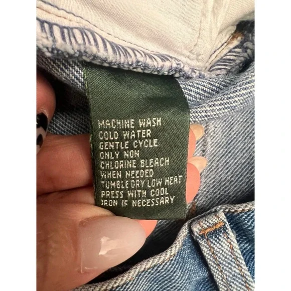 Lauren Jeans Co Ralph‎ Lauren Capri Jeans 100% Cotton High Rise Size 14 - Picture 7 of 9